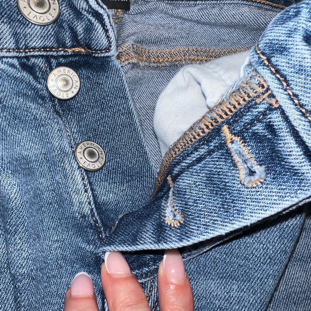 American Eagle Outfitters Blue Ankle & Cropped Jeans - Picture 8 of 9